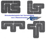 Rennbahnset Mini-Z Urethane, 2,70x2,10 m, 30x30cm
