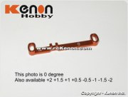 Spurstange MR03 Alu Orange PN-Racing narrow -0,5