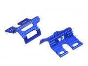 Batterieclip Alu MR03 blau fr LiFe Batteriepack