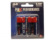 Batterie Pink Performance AA Alkaline 1.5V Dry Cell (4pcs)