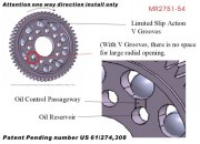 Mini-Z 2WD Machine Cut Delrin Limited Slip 64P Spur Gear 54T