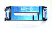 Spurstangenhalter Alu blau MR02