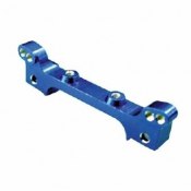 Dmpferbrcke Mini-Z Overland hinten kurz Alu blau