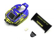 Body Set Inferno MP9 TKI3 - Blue-Yellow Mini-Z Buggy