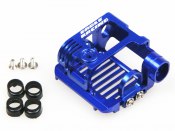 Motorhalter Mini-Z Mr02-MR04 LM hhenverstellbar Alu blau V2