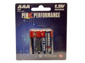 Batterie Pink Performance AAA Alkaline 1.5V Dry Cell (4pcs)