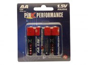 Batterie Pink Performance AA Alkaline 1.5V Dry Cell (4pcs)